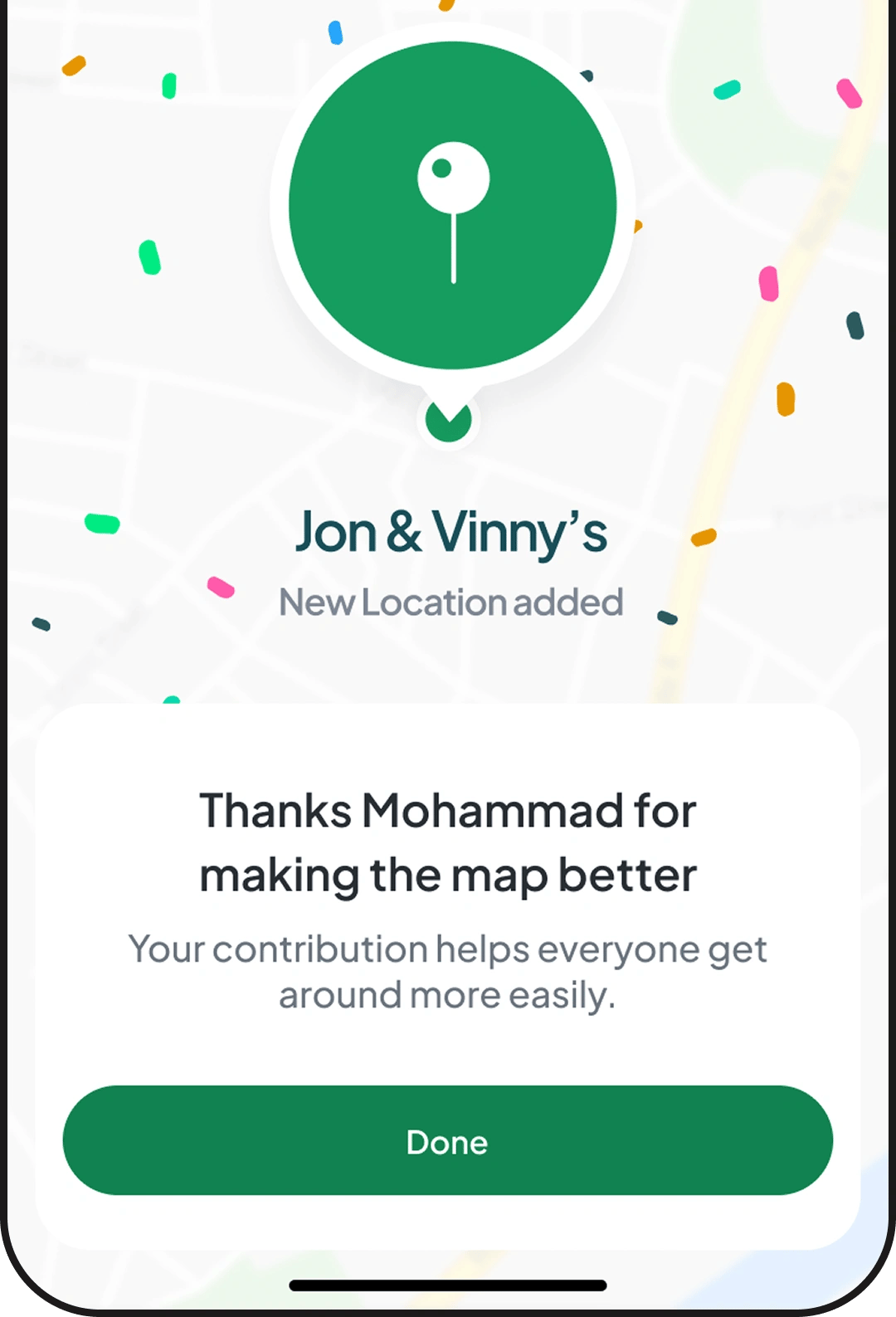 Contribute to the map screenshot